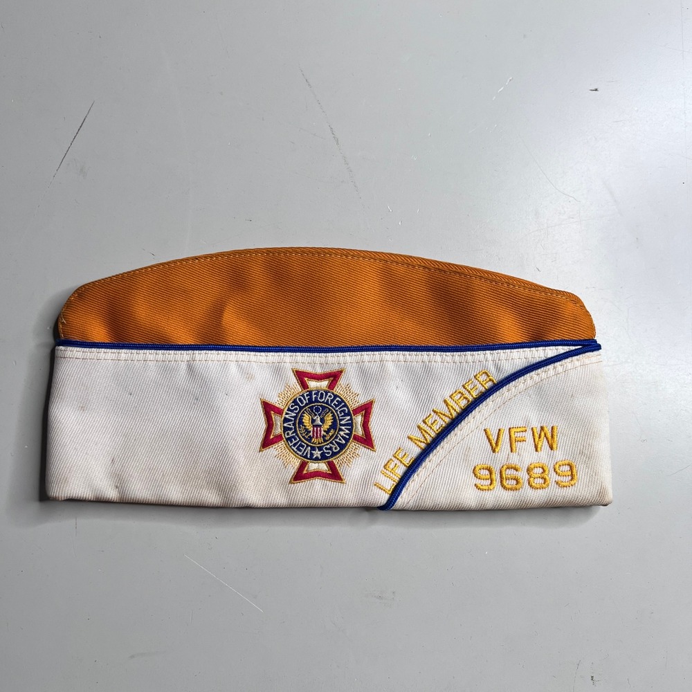 VFW Life Member Garrison Hat‎ Tennessee Post 9689 Keystone Uniform Cap 7 1/4 USA